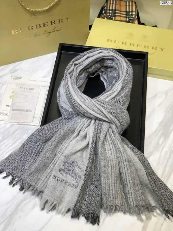 Women Scarves Autumn Winter New Female Wool Scarf Fake Burberry Scarves 06